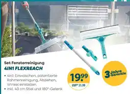 V Markt Set Fensterreinigung 4IN1 FLEXREACH Angebot