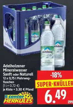 Edeka Herkules Adelholzener Mineralwasser Angebot