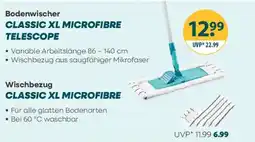 V Markt Bodenwischer CLASSIC XL MICROFIBRE TELESCOPE Angebot