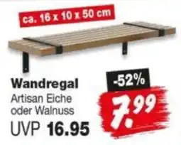 Repo Markt Wandregal Artisan Eiche oder Walnuss Angebot
