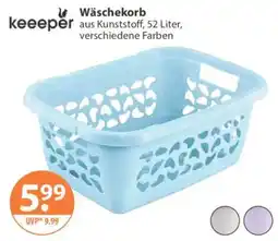 V Markt Wäschekorb aus Kunststoff Angebot