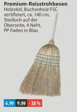 V Markt Premium-Reisstrohbesen Angebot