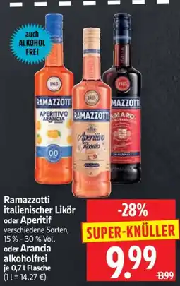 Edeka Herkules Ramazzotti italienischer Likör oder Aperitif Angebot