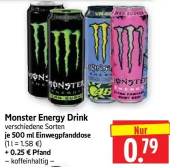 Edeka Herkules Monster Energy Drink Angebot