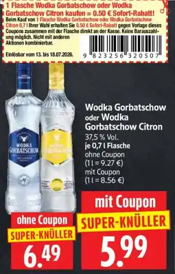 Edeka Herkules Wodka Gorbatschow Angebot