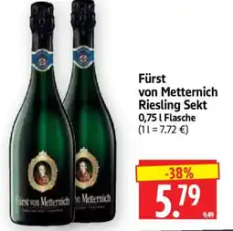 Edeka Herkules Fürst von Metternich Riesling Sekt Angebot