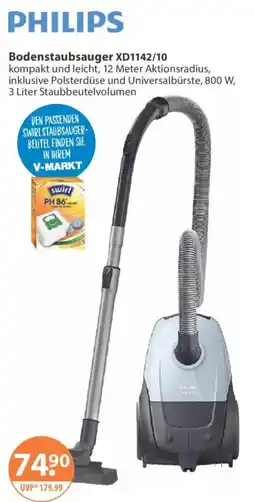 V Markt Bodenstaubsauger XD1142/10 Angebot
