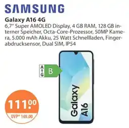 V Markt SAMSUNG Galaxy A16 4G Angebot