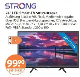 V Markt STRONG 24" LED Smart-TV SRT24HE4023 Angebot