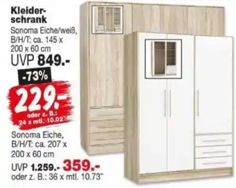 Repo Markt Kleiderschrank Angebot
