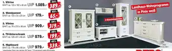 Repo Markt Landhaus-Wohnprogramm in Pinie weiß Angebot
