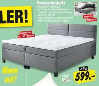 Repo Markt Boxspringbett Angebot