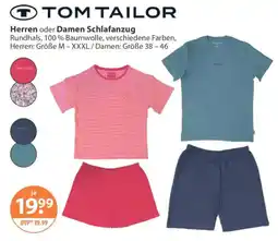 V Markt TOM TAILOR Herren oder Damen Schlafanzug Angebot