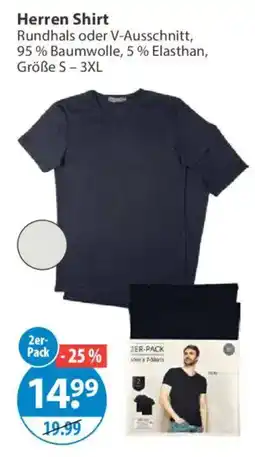 V Markt Herren Shirt Angebot