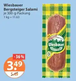 V Markt Wiesbauer Bergsteiger Salami Angebot