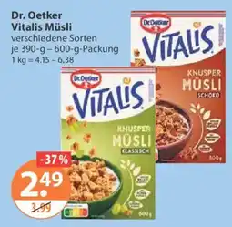 V Markt Dr. Oetker Vitalis Müsli Angebot