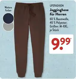 Aldi Süd UP2FASHION Jogginghose für Herren Angebot