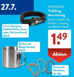 Aldi Süd ADVENTURIDGE Trekking-Ausrüstung Angebot