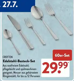 Aldi Süd CROFTON Edelstahl-Besteck-Set Angebot