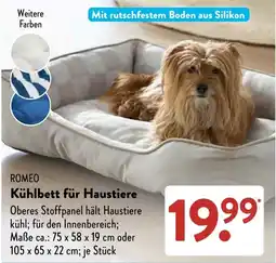 Aldi Süd ROMEO Kühlbett für Haustiere Angebot