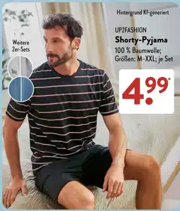 Aldi Süd UP2FASHION Shorty-Pyjama Angebot