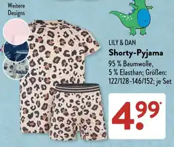 Aldi Süd LILY & DAN Shorty-Pyjama Angebot