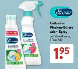 Aldi Süd Dr. Beckmann Gallseife Flecken-Spray Angebot
