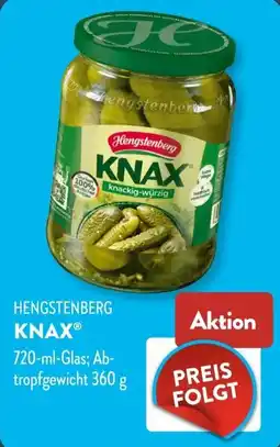 Aldi Süd Hengstenberg KNAX Angebot