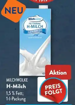 Aldi Süd Milchwolke H-Milch Angebot