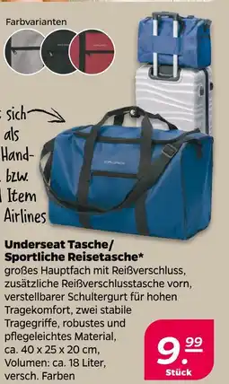 Netto Underseat tasche/ sportliche reisetasche Angebot