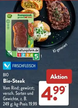Aldi Süd Rumpsteak gewürzt RIND Angebot