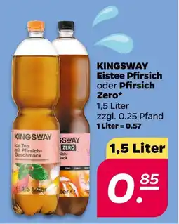 Netto Kingsway eistee pfirsich oder pfirsich zero Angebot