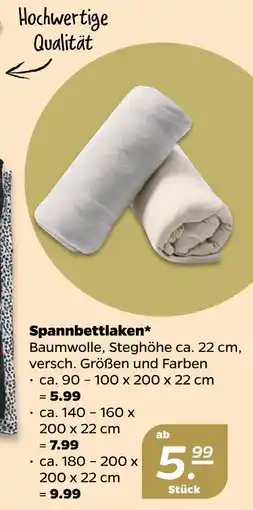 Netto Spannbettlaken Angebot