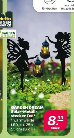 Netto Garden dream solar-metallstecker fee Angebot