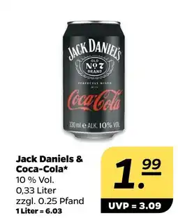 Netto Jack daniels alkoholische mixgetränke Angebot
