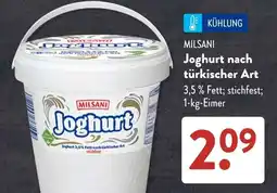 Aldi Süd MILSANI Joghurt Angebot