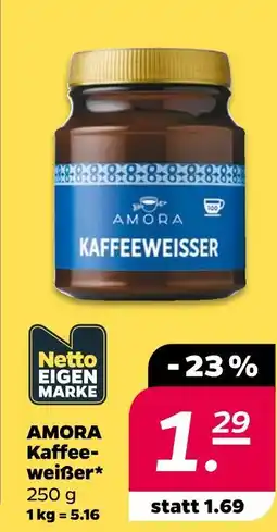 Netto Amora kaffeeweisser Angebot
