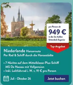 Aldi Süd Niederlande Hanseroute Angebot