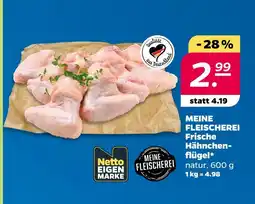 Netto Meine fleischerei frische hähnchenflügel Angebot