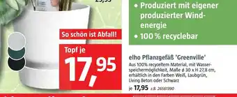 Bauhaus Elho pflanzgefäß 'greenville' Angebot