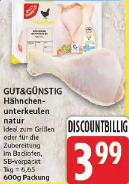 NP Discount GUT&GÜNSTIG Hähnchenunterkeulen Angebot