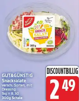 NP Discount GUT&GÜNSTIG Snacksalate Angebot
