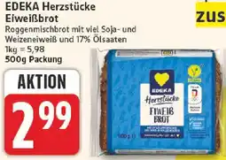 NP Discount EDEKA Herzstücke Eiweißbrot Angebot