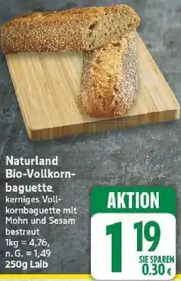 NP Discount Naturland Bio-Vollkornbaguette Angebot