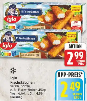NP Discount Iglo Fischstäbchen Angebot