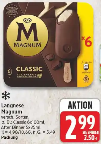 NP Discount Langnese Magnum Angebot