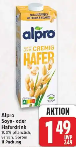 NP Discount Alpro Soya- oder Haferdrink Angebot
