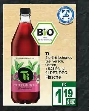 Edeka Ti Bio-erfrischungstee Angebot