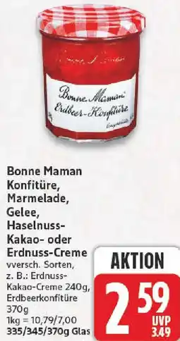 NP Discount Bonne Maman Konfitüre, Marmelade, Gelee, Haselnuss Kakao- oder Erdnuss-Creme Angebot