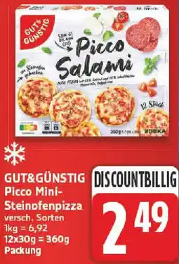 NP Discount GUT&GÜNSTIG Picco Mini Steinofenpizza Angebot